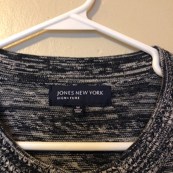 Jones New York Signature | Women’s Sweater Blue - Picture 3 of 5